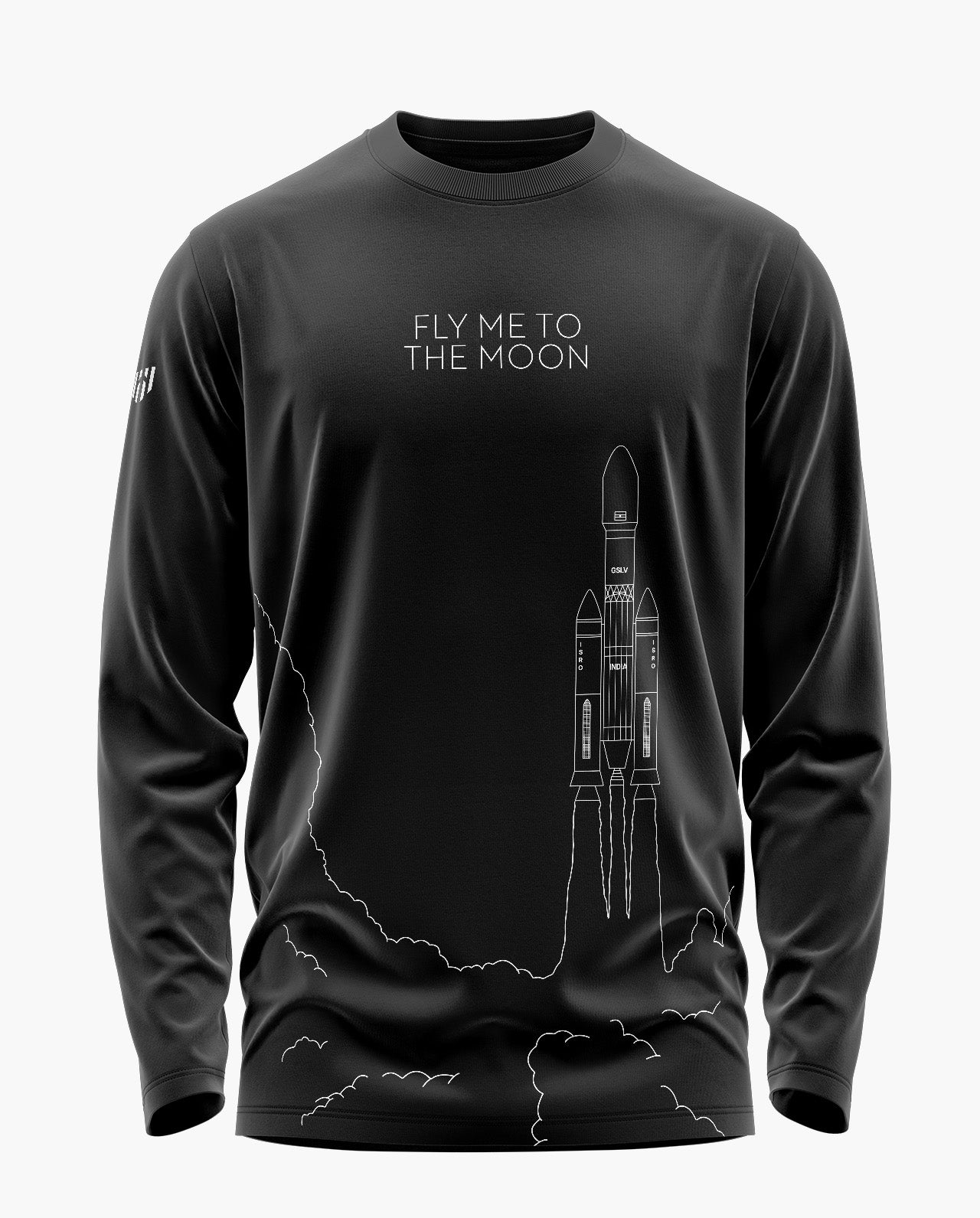 Fly Me To The Moon Signature Luxesoft Cotton Full Sleeve T-Shirt