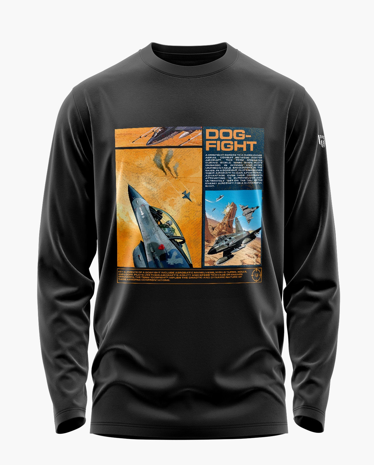Dogfight Signature Luxesoft Cotton Full Sleeve T-Shirt