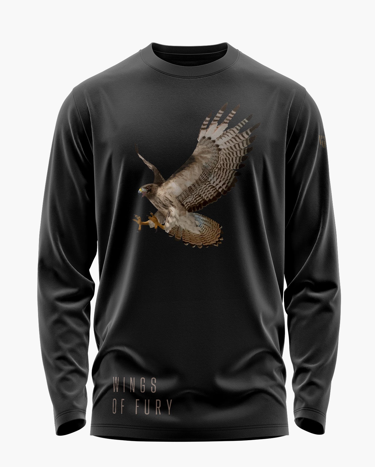 Wings Of Fury Signature Luxesoft Cotton Full Sleeve T-Shirt - CS