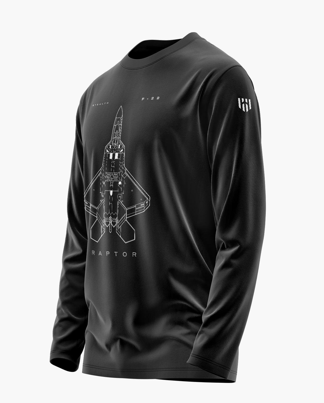 F-22 Stealth Signature Luxesoft Cotton Full Sleeve T-Shirt