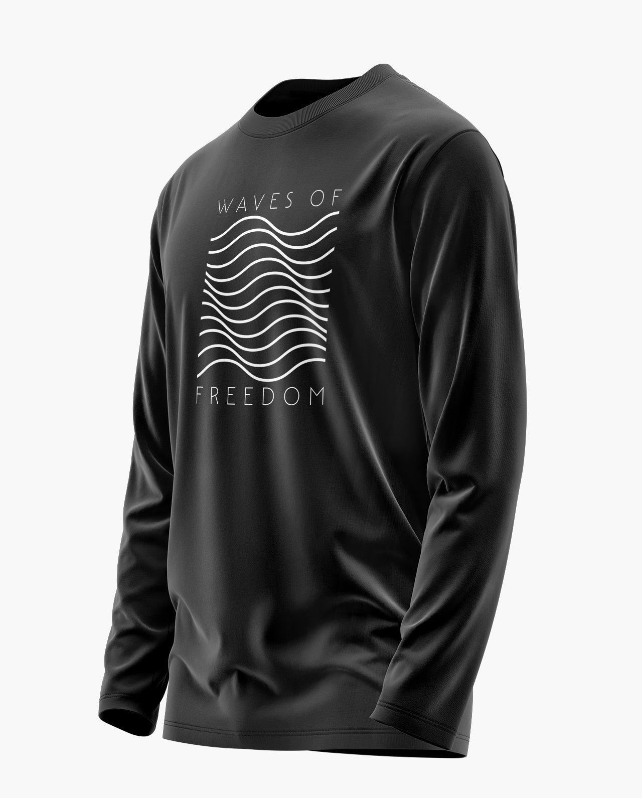 Waves Of Freedom Full Sleeve T-Shirt - Aero Armour
