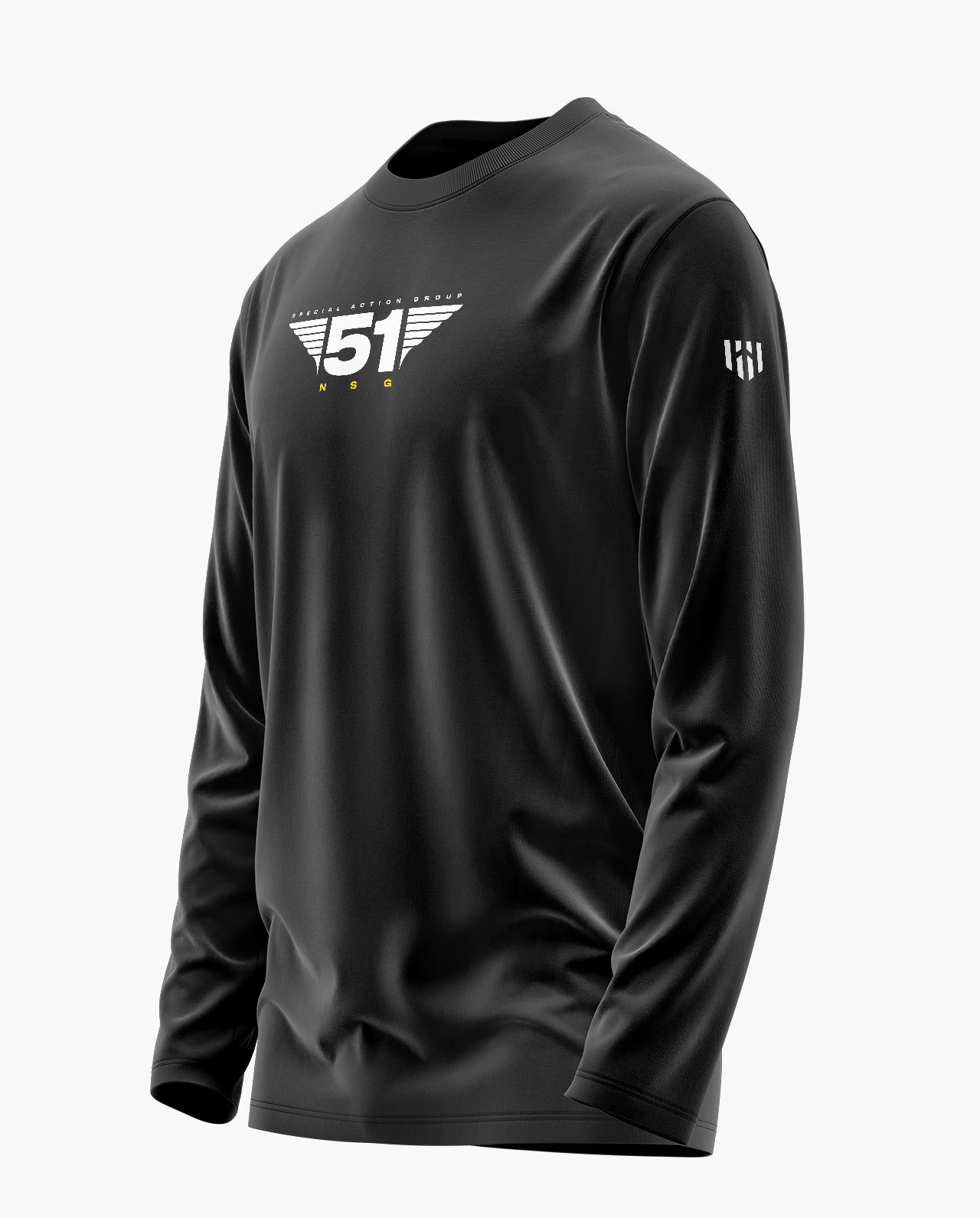 51 Nsg Signature Luxesoft Cotton Full Sleeve T-Shirt
