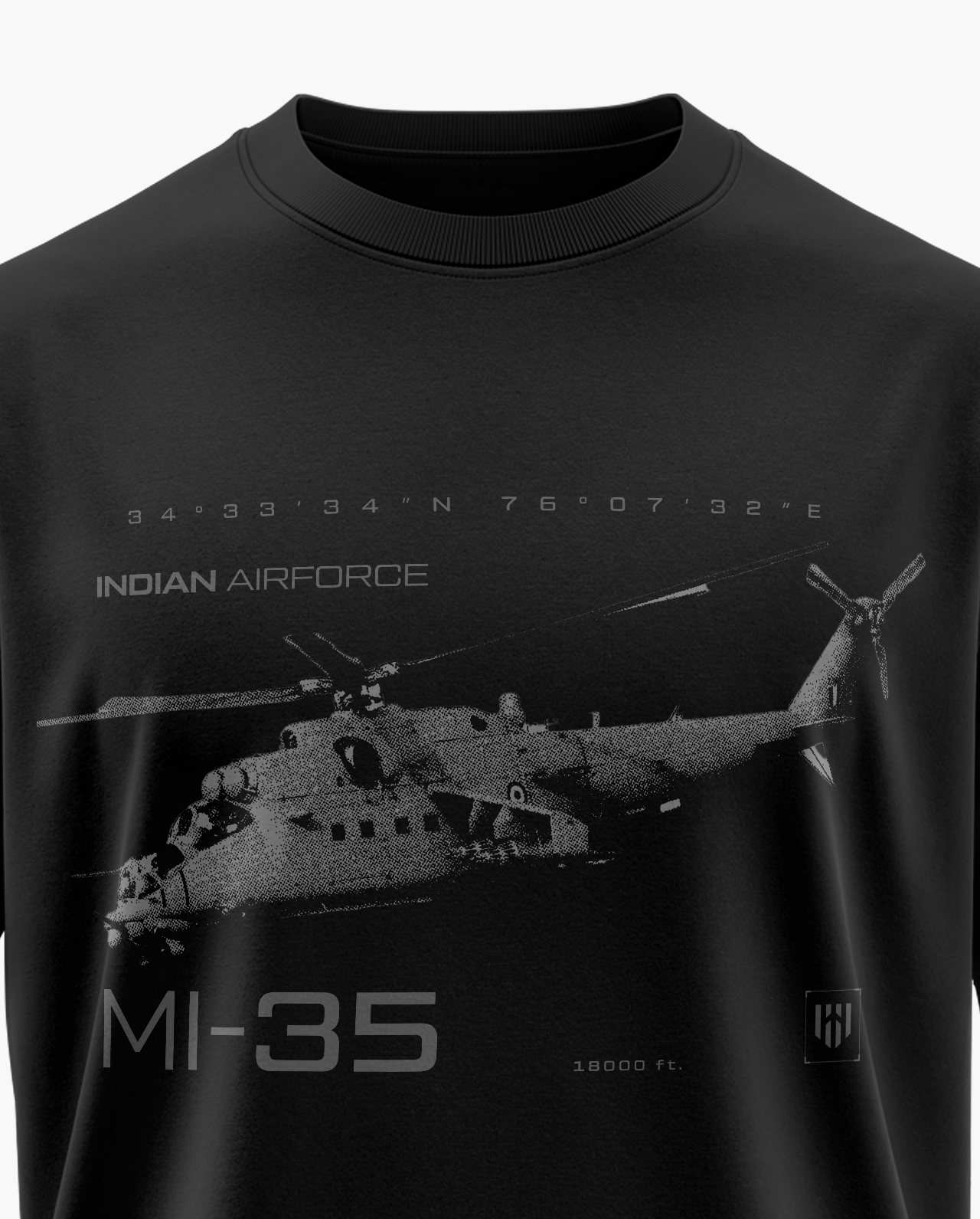 THE MI-35 KARGIL Signature LuxeSoft Cotton T-Shirt