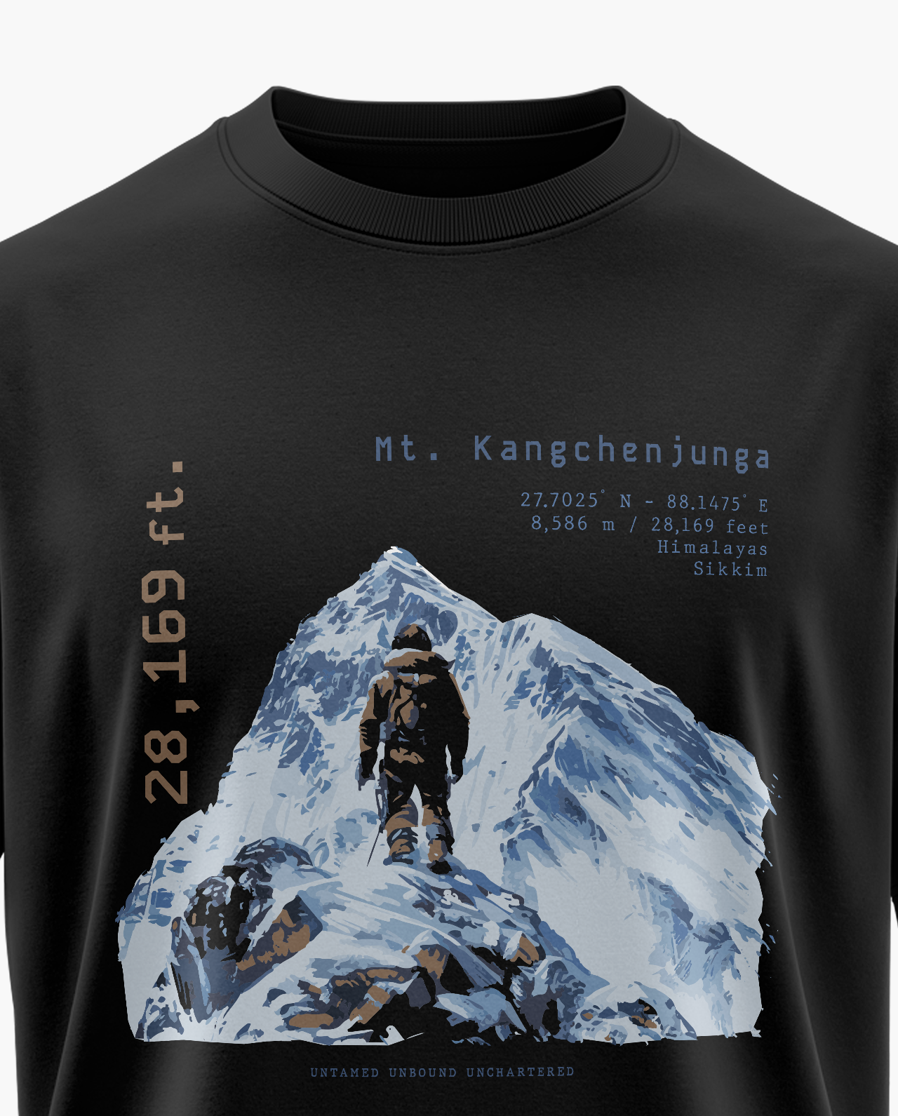 Kangchenjunga Scale Signature LuxeSoft Cotton T-Shirt