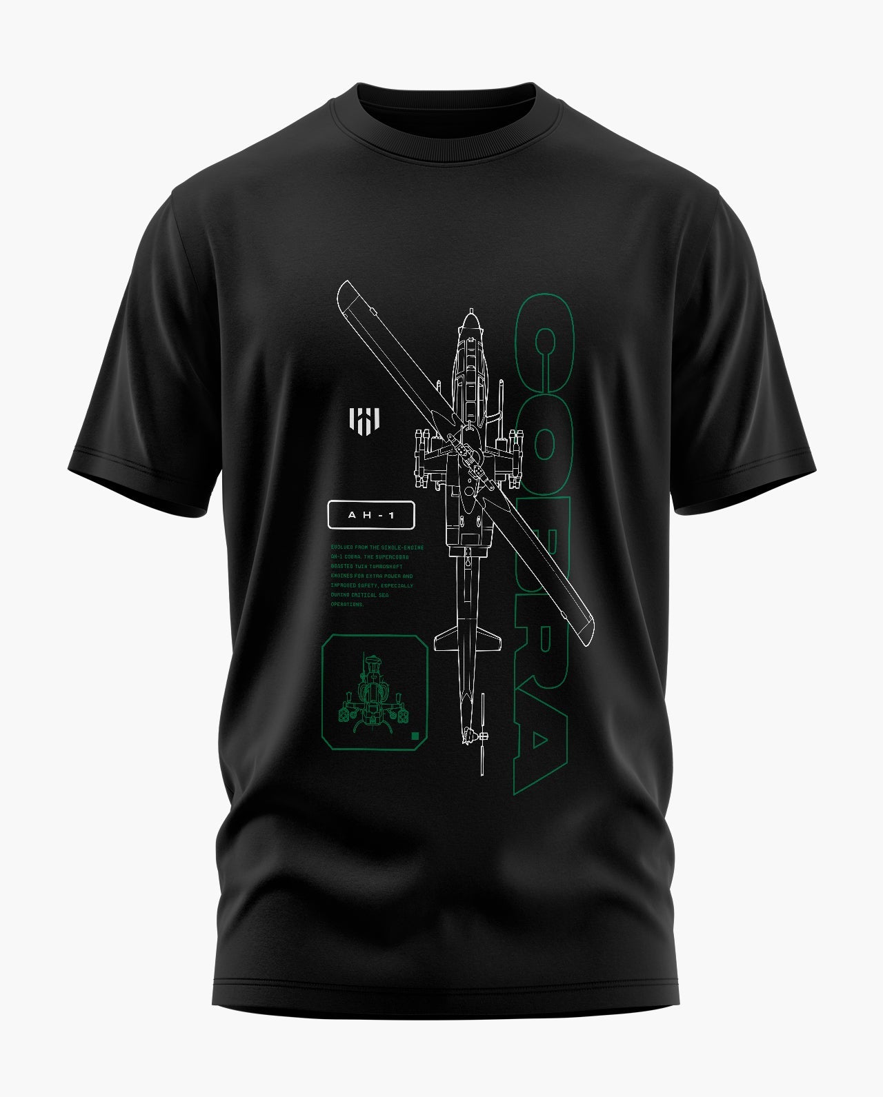 COBRA AH-1 Signature LuxeSoft Cotton T-Shirt