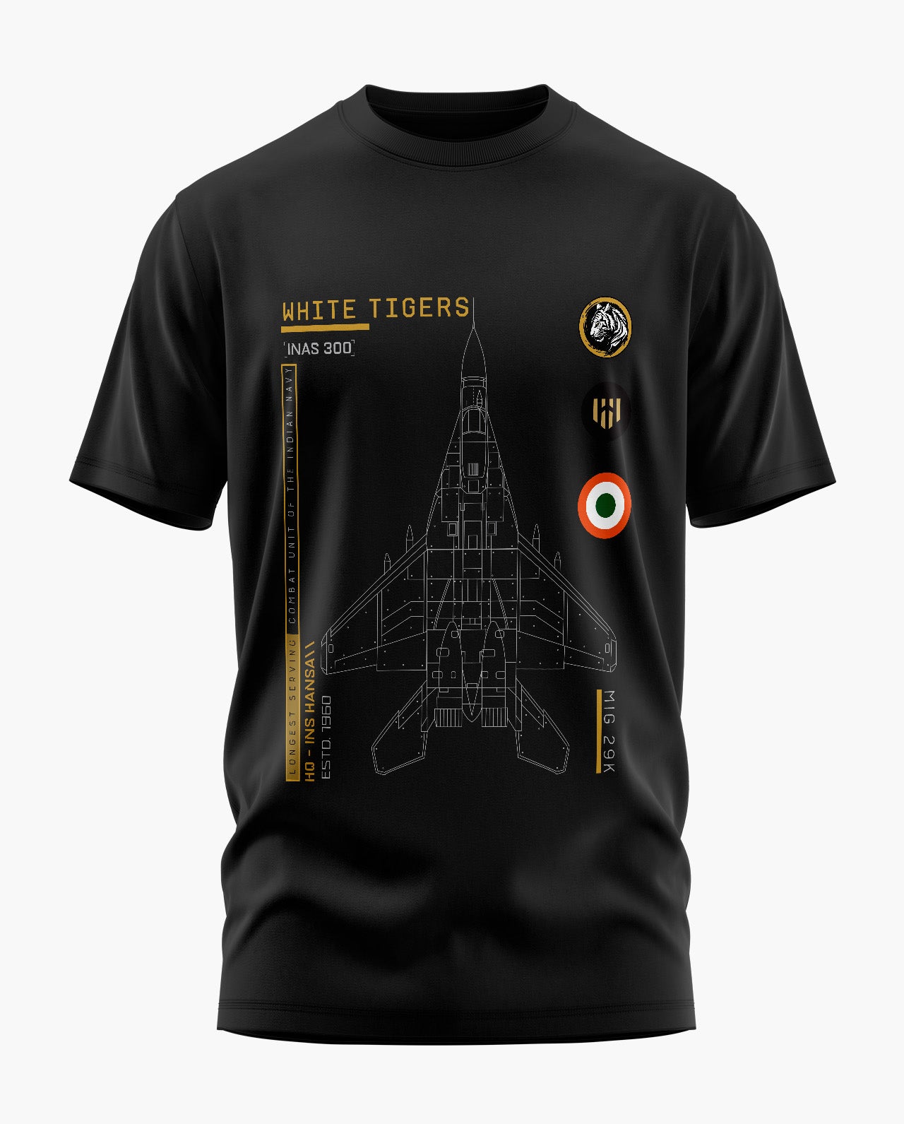 WHITE TIGERS Signature LuxeSoft Cotton T-Shirt