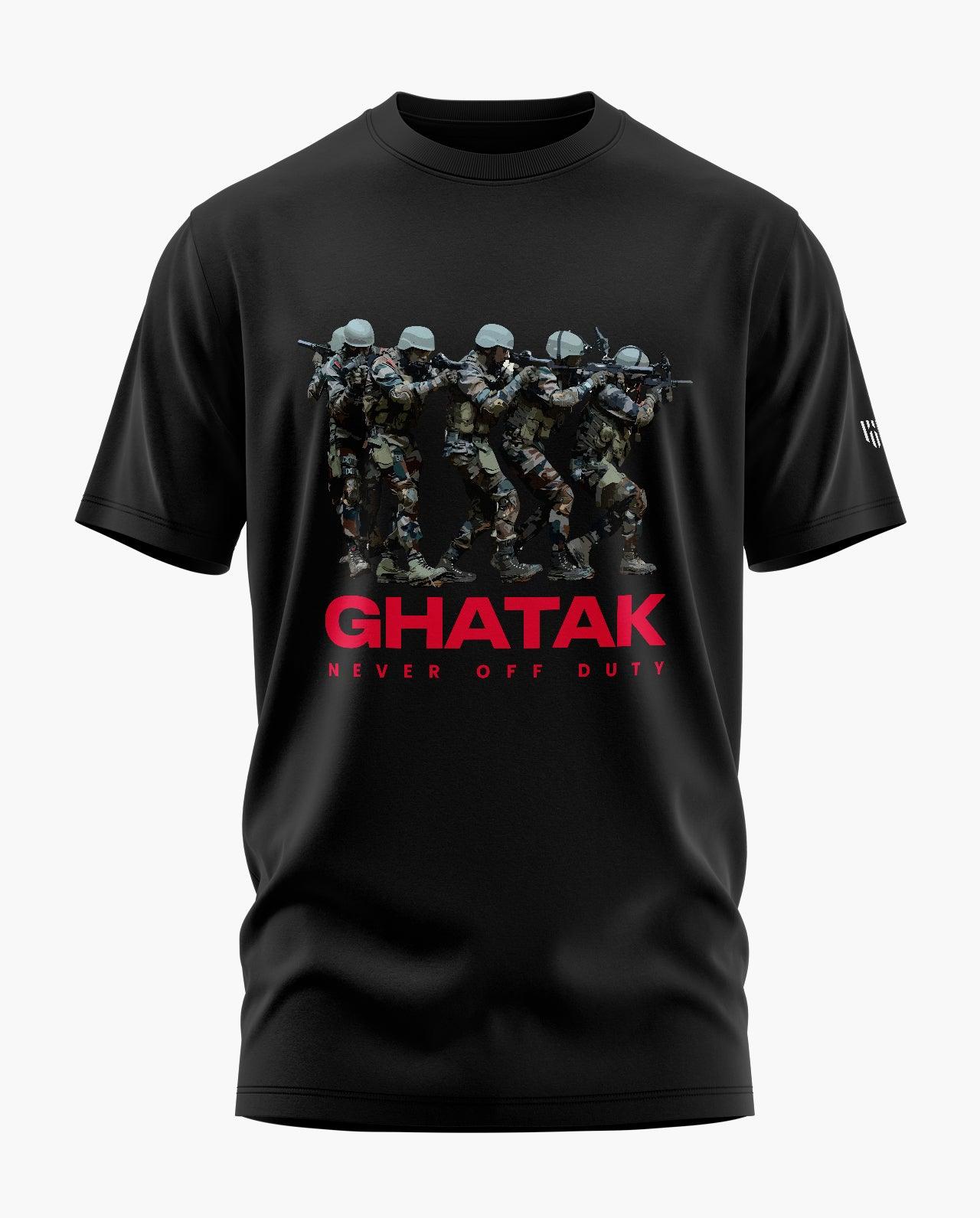 Ghatak Never Off Duty Signature LuxeSoft Cotton T-Shirt - CS