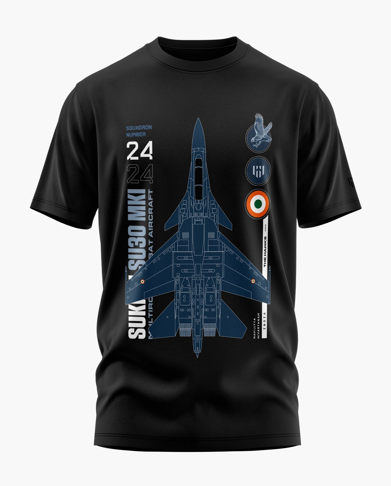 The Hawks Sukhoi SU 30 Signature LuxeSoft Cotton T-Shirt - CS