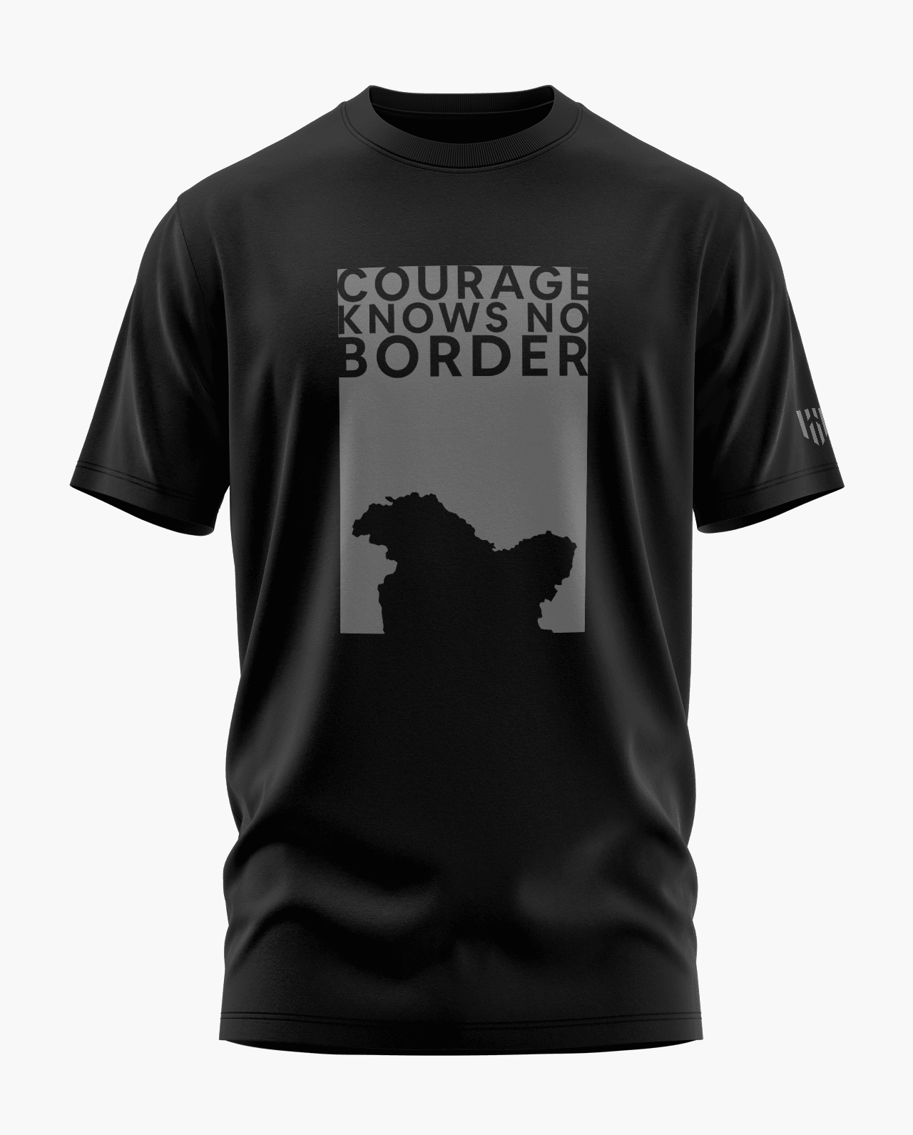 Courage knows no border T-Shirt - Aero Armour