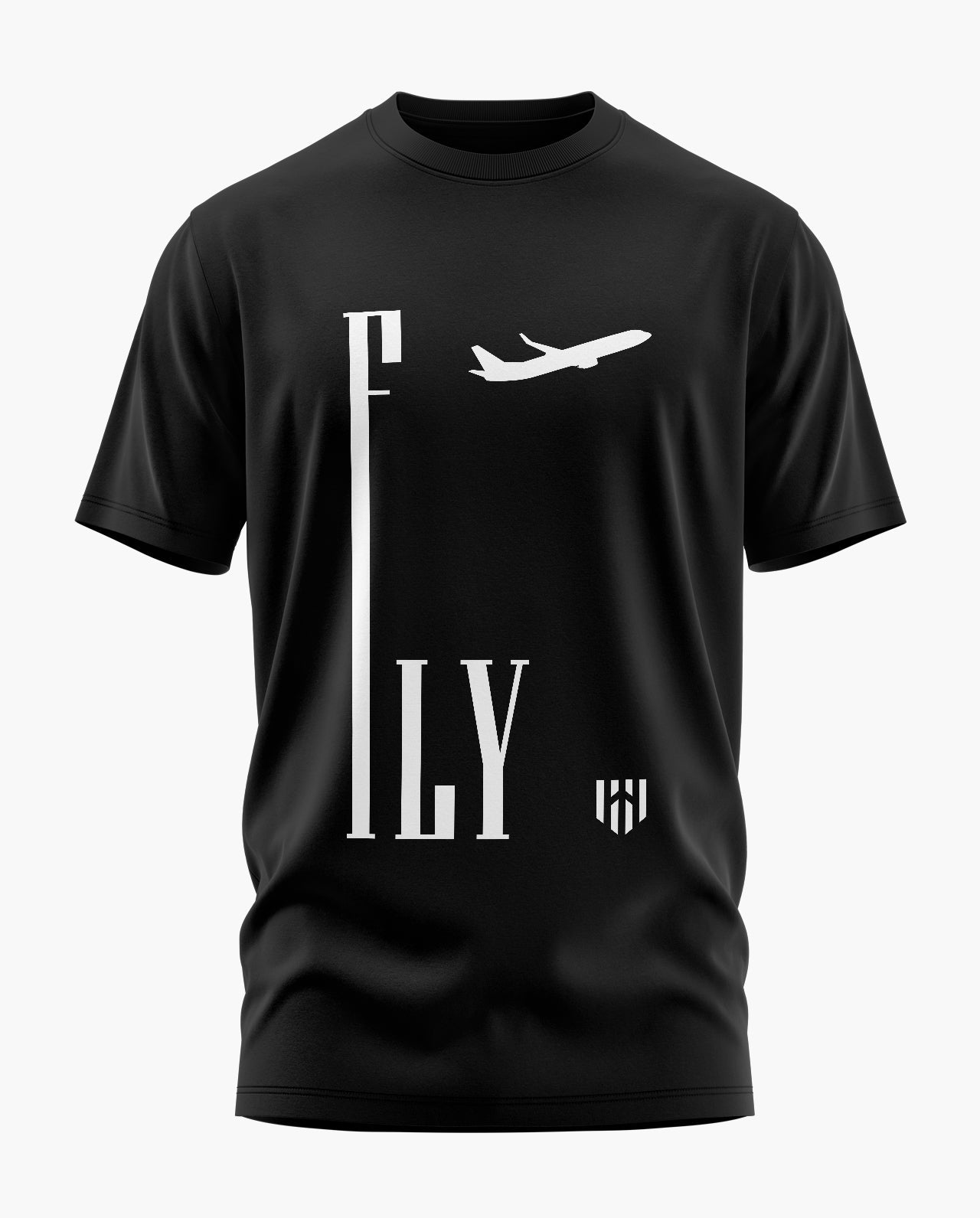 Fly High with Deployed Signature LuxeSoft Cotton T-Shirt - CS