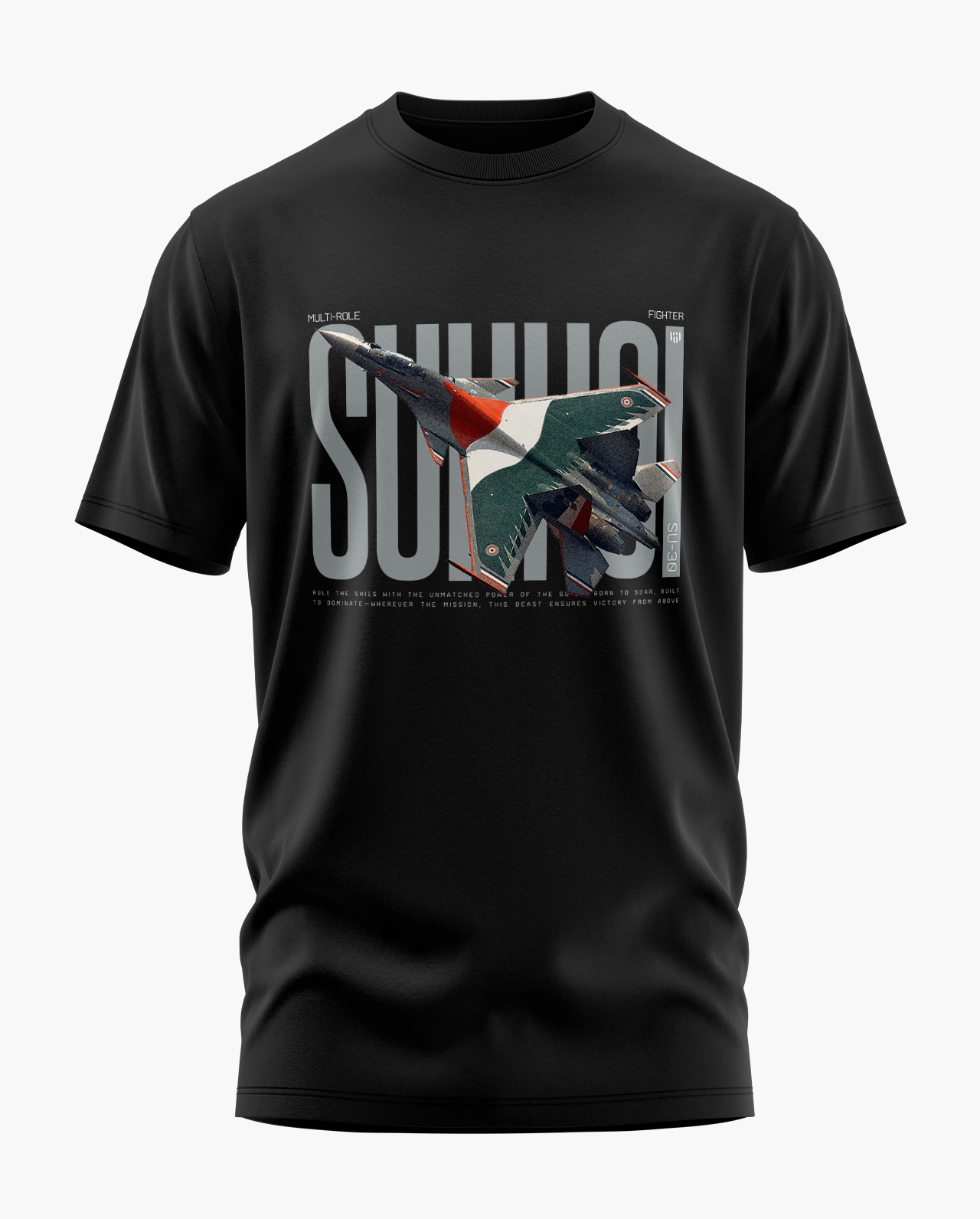 SUKHOI INDIA EDITION Signature LuxeSoft Cotton T-Shirt