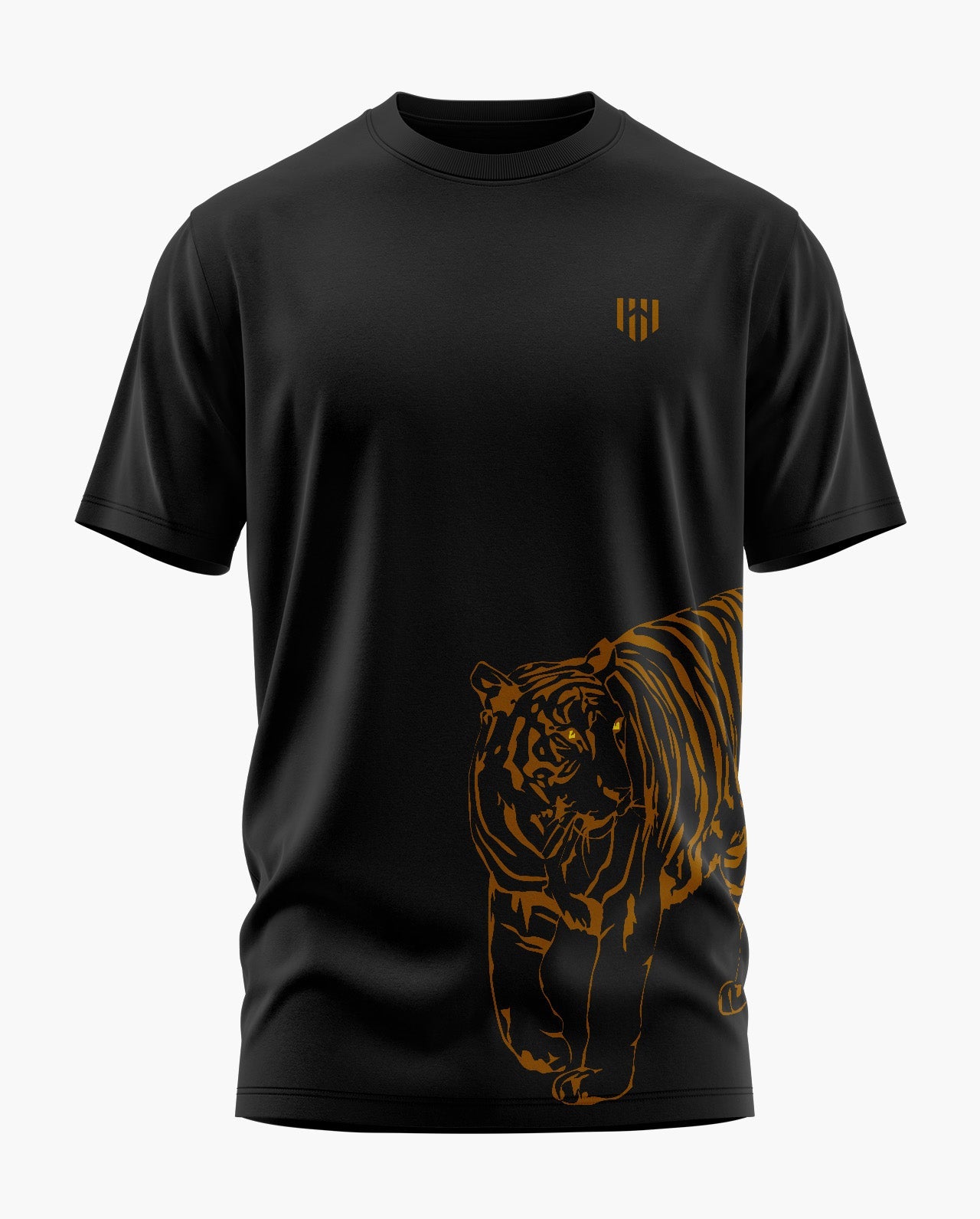 Striped Resilient Ruler Signature LuxeSoft Cotton T-Shirt - CS