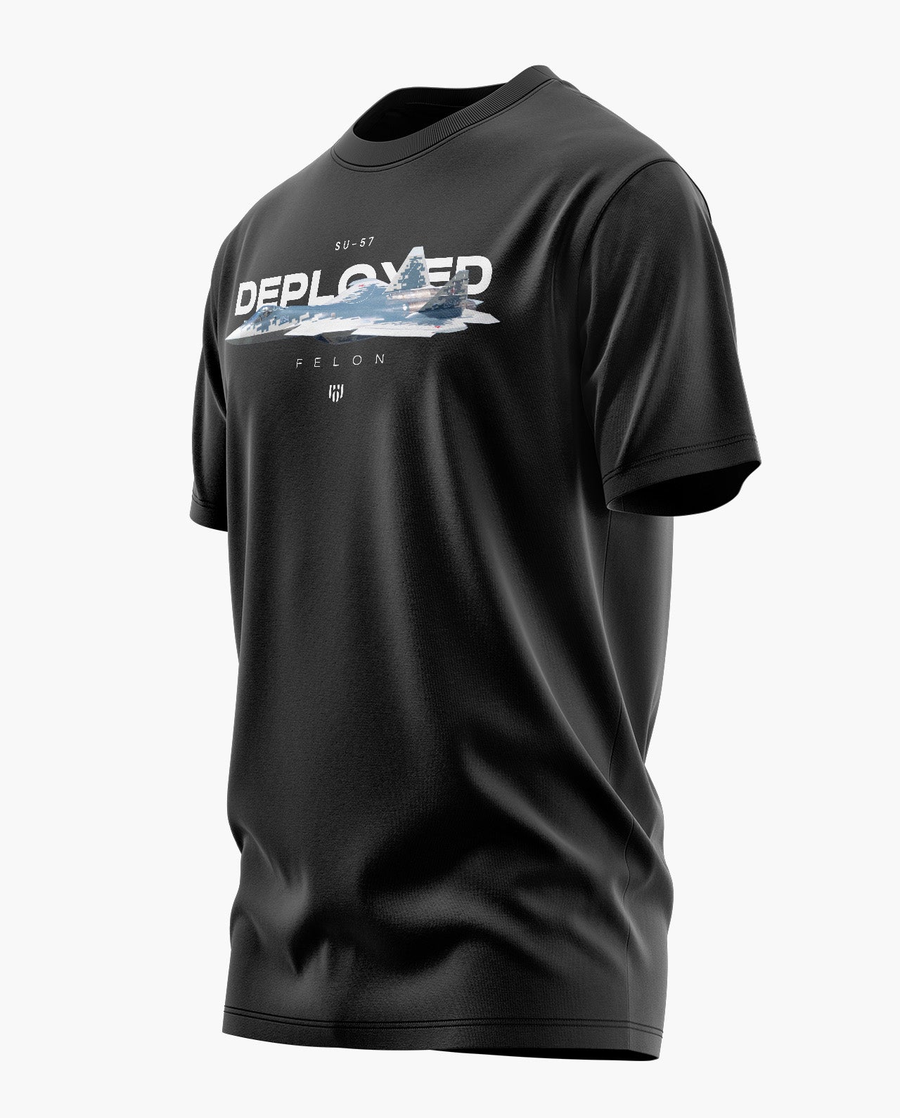 The SU-57 Deployed Signature LuxeSoft Cotton T-Shirt