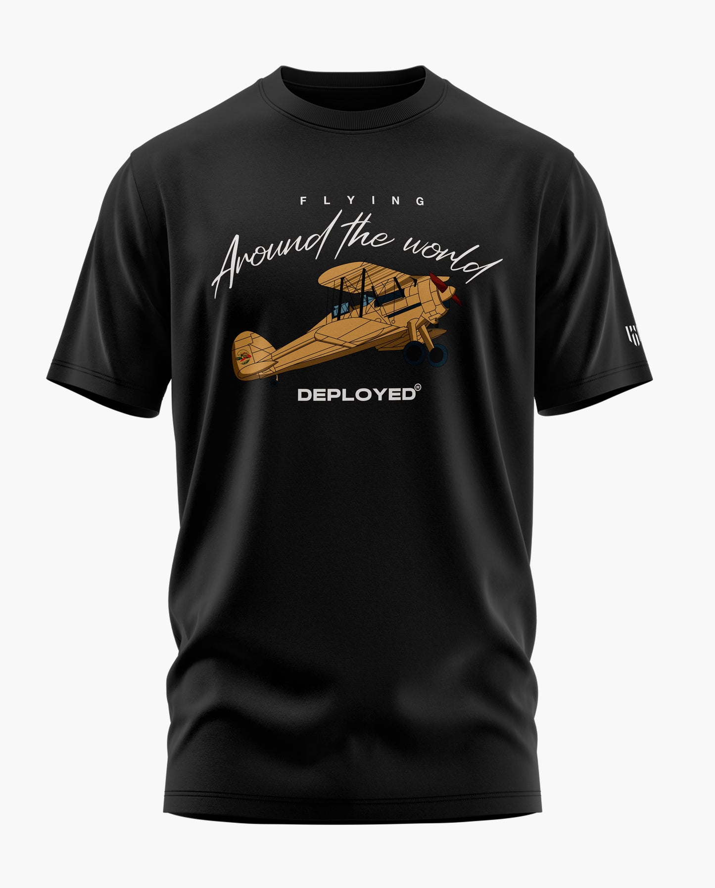Flying Around The World Signature LuxeSoft Cotton T-Shirt