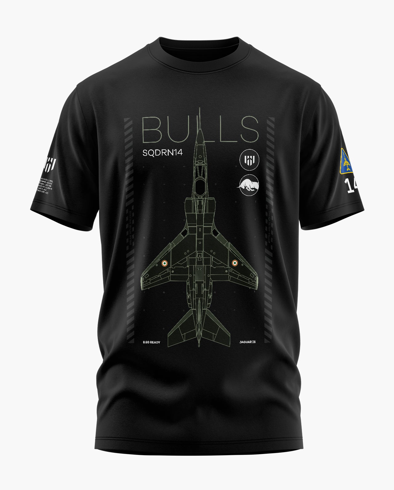 THE BULLS OF IAF Signature LuxeSoft Cotton T-Shirt