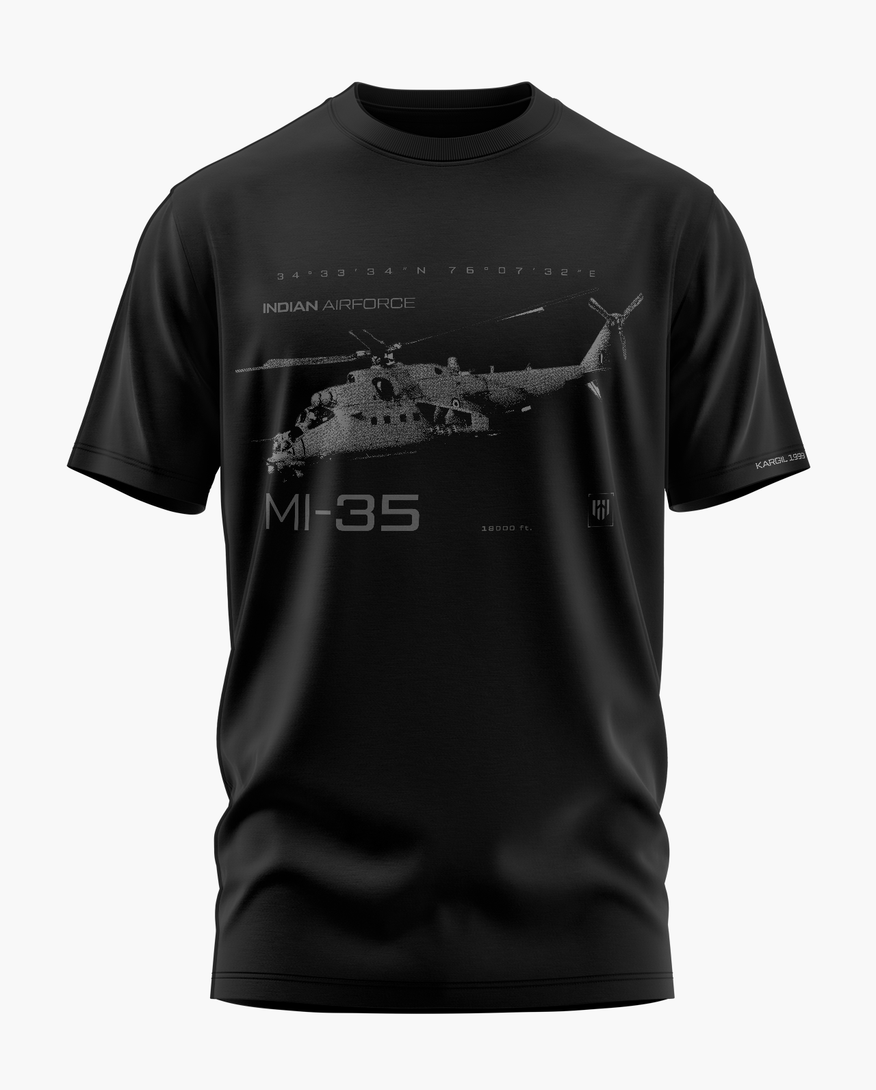 THE MI-35 KARGIL Signature LuxeSoft Cotton T-Shirt