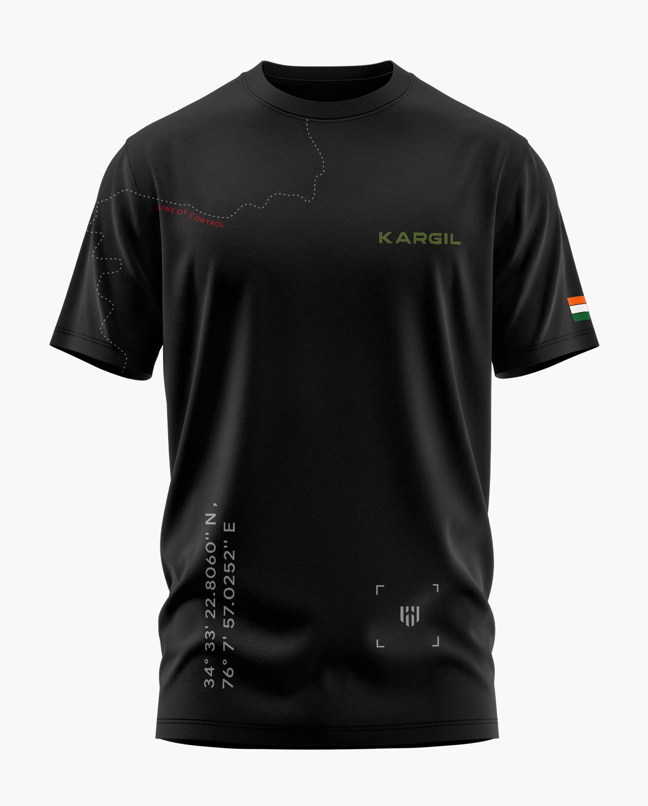 KARGIL LOC MAP Signature LuxeSoft Cotton T-SHIRT
