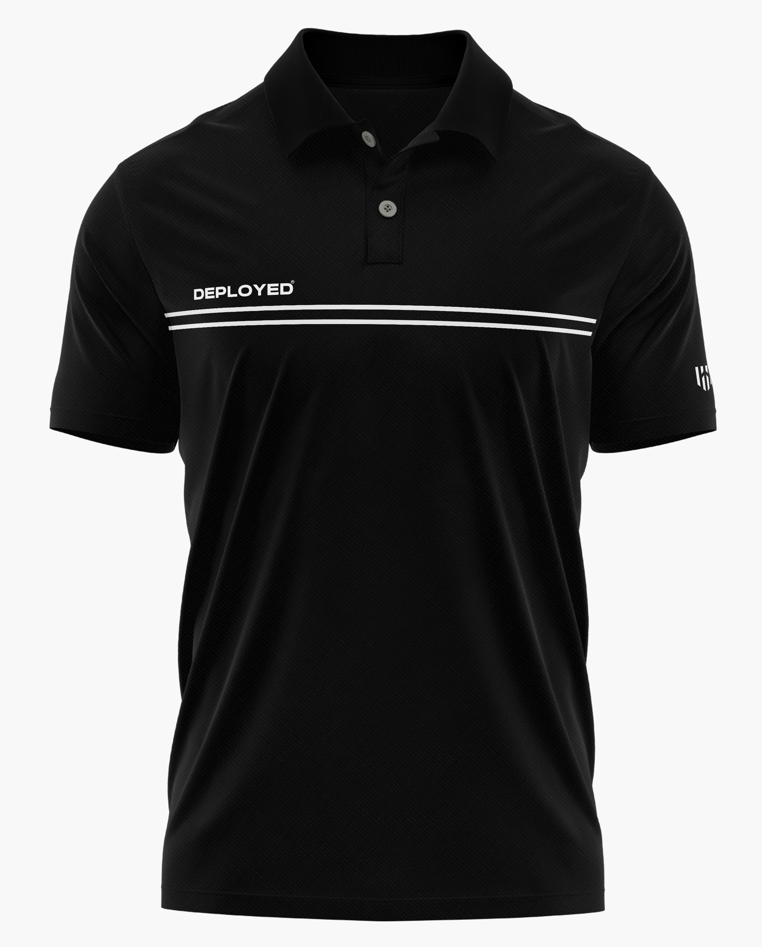 Deployed Stripe Polo T-Shirt
