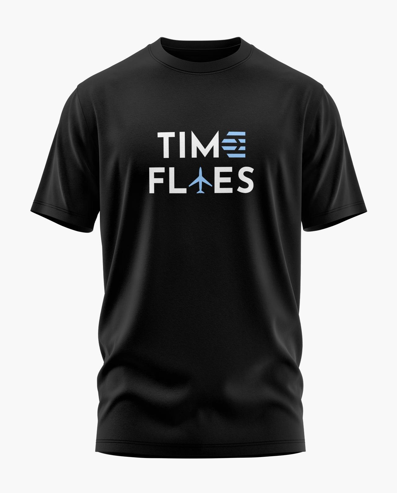 Time Flies Signature LuxeSoft Cotton T-Shirt - CS