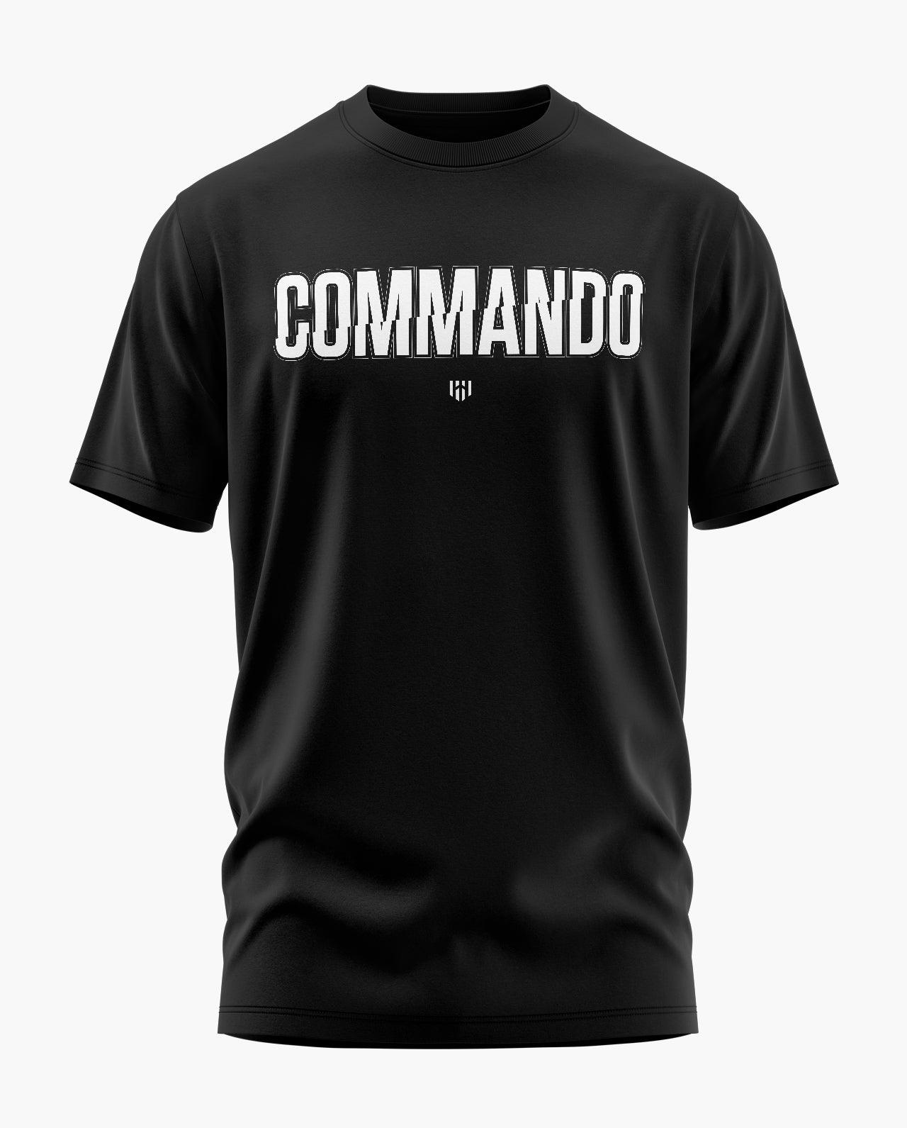 Commando Title Signature LuxeSoft Cotton T-Shirt - CS