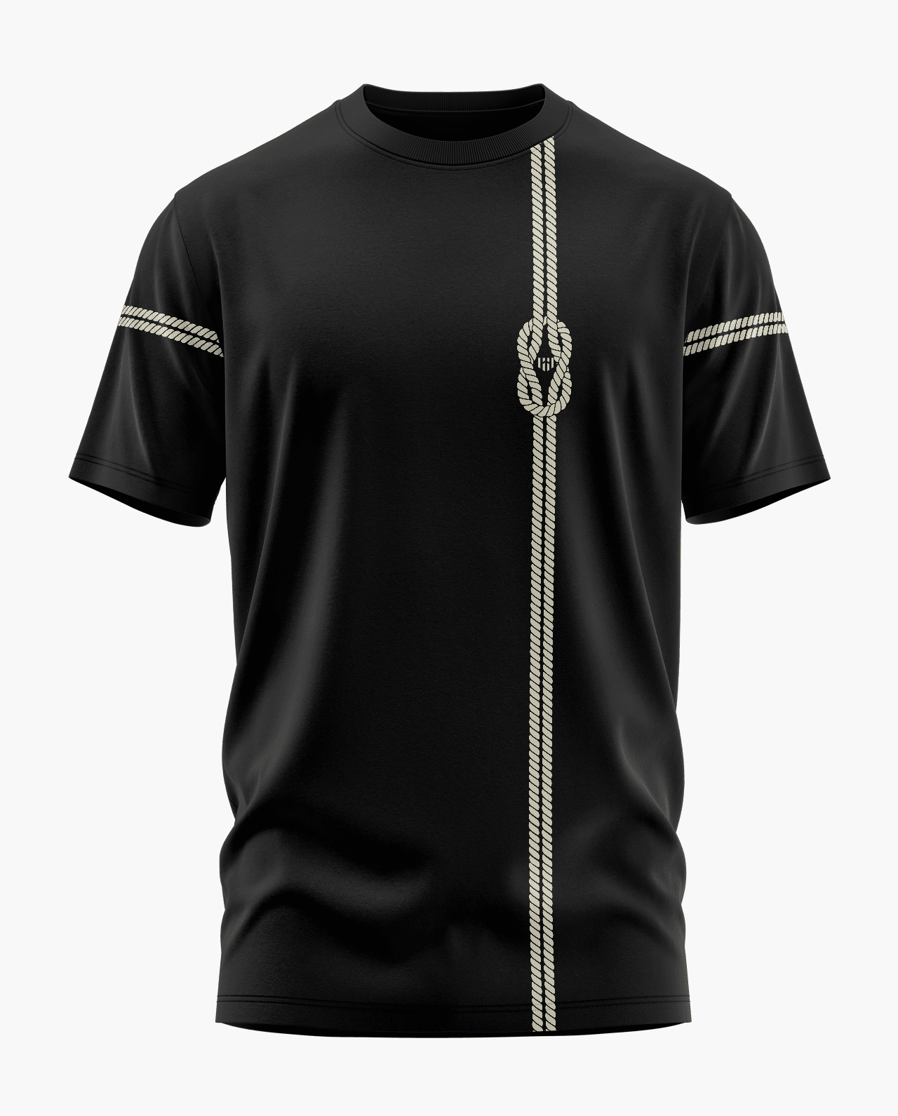 Square Knot Rope Vertical Signature LuxeSoft Cotton T-Shirt