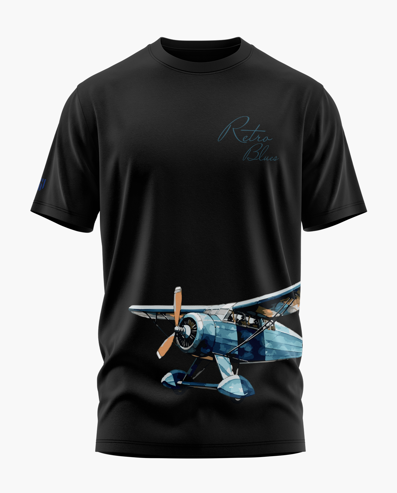 Retro Blues 2.0 Signature LuxeSoft Cotton T-Shirt
