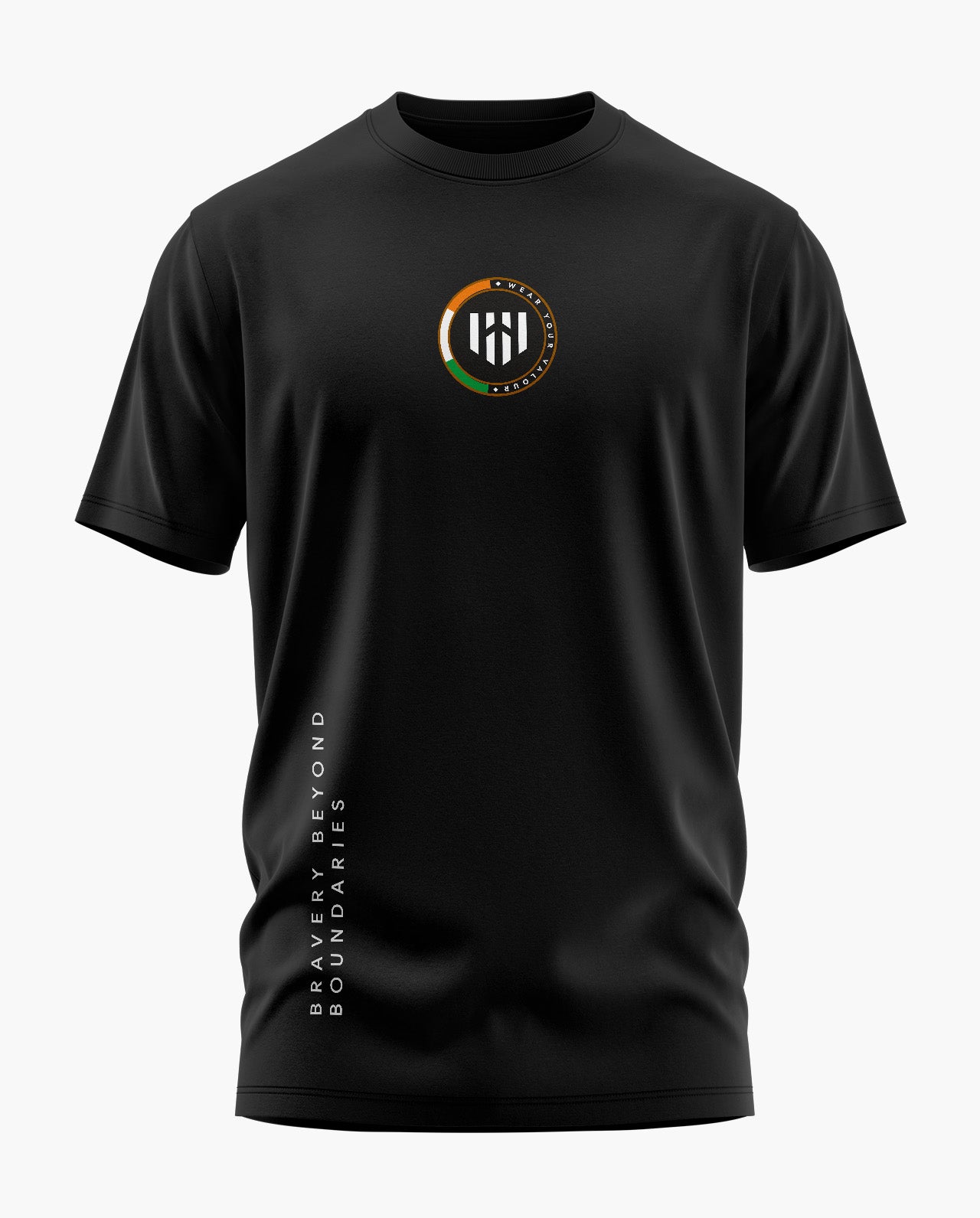BRAVERY BEYOND BOUNDARIES Signature LuxeSoft Cotton T-Shirt