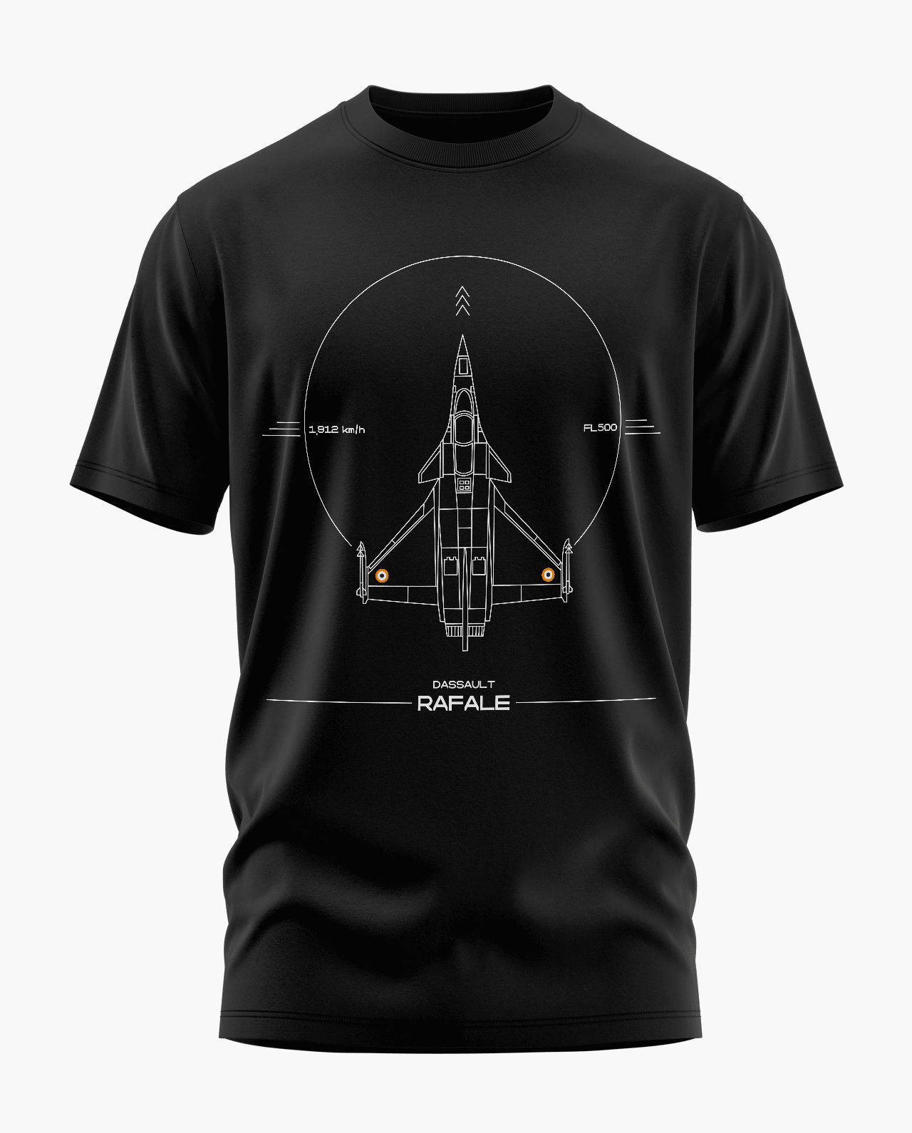 Dassault Rafale Blueprint T-Shirt - Aero Armour