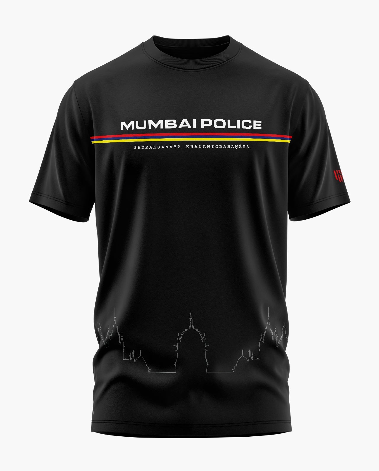 MUMBAI POLICE Signature LuxeSoft Cotton T-Shirt - CS