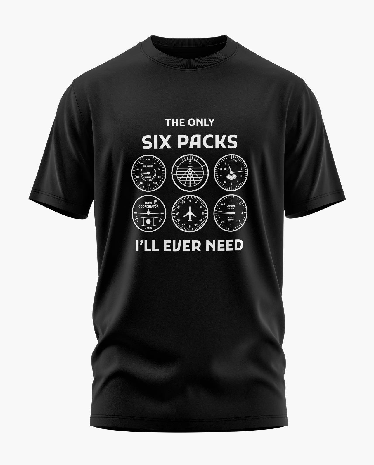 Six Pack Aviation Signature LuxeSoft Cotton T-Shirt