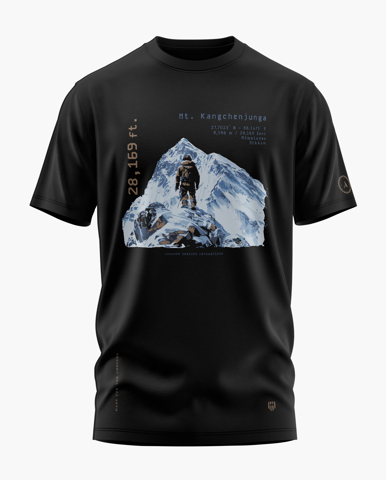 Kangchenjunga Scale Signature LuxeSoft Cotton T-Shirt