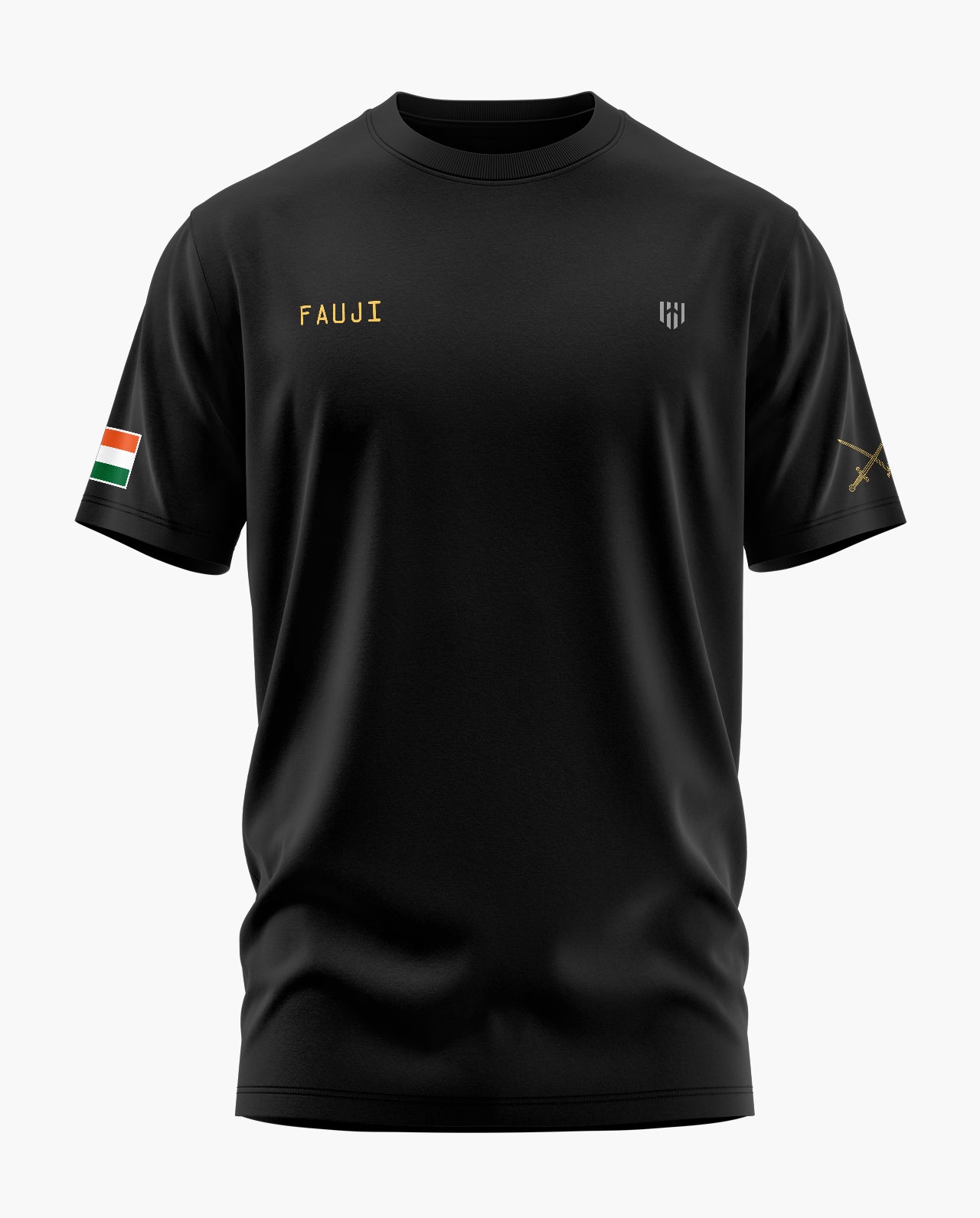FIGHTING FAUJI Signature LuxeSoft Cotton T-Shirt