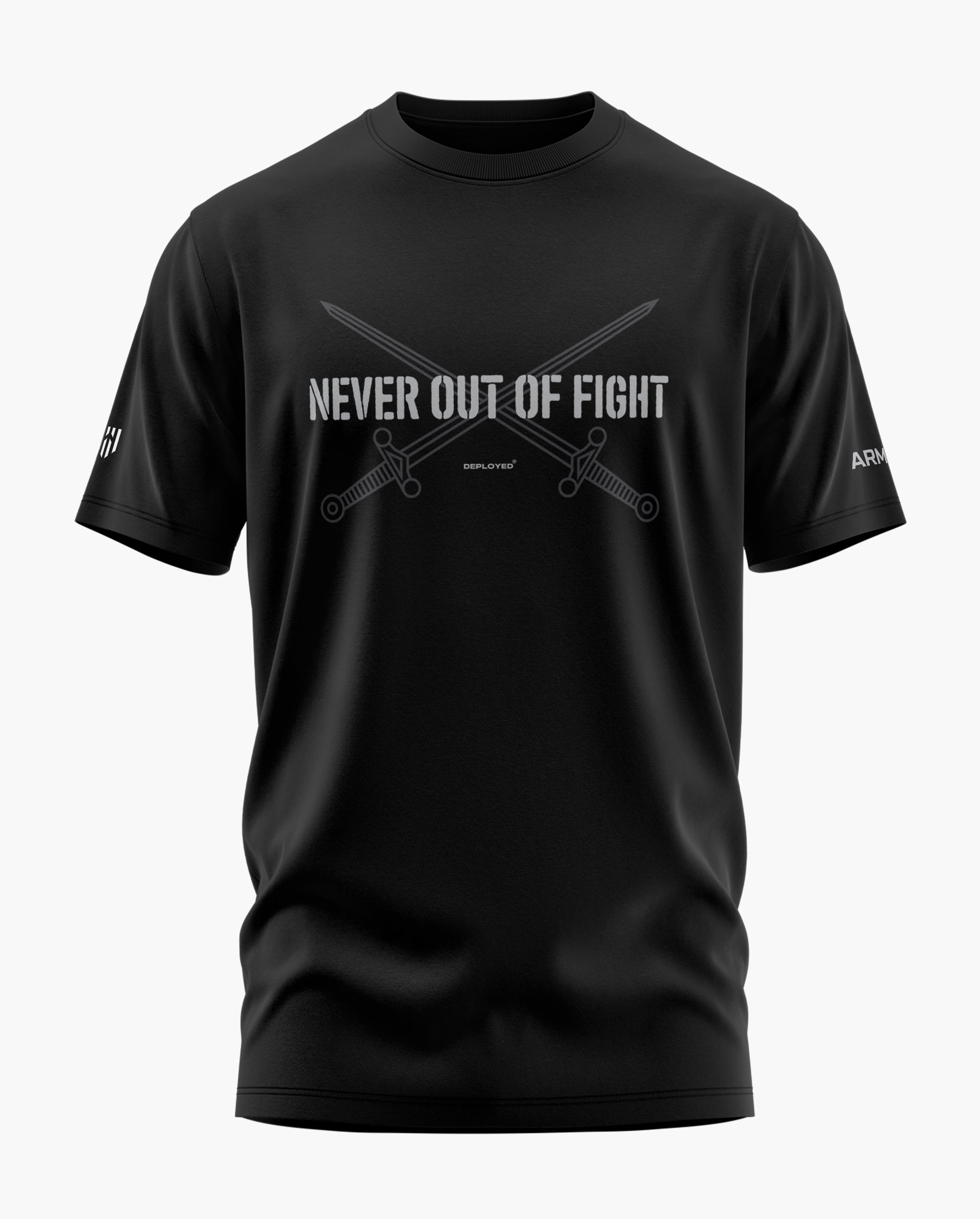 Never Out Of Fight Signature LuxeSoft Cotton T-Shirt - CS