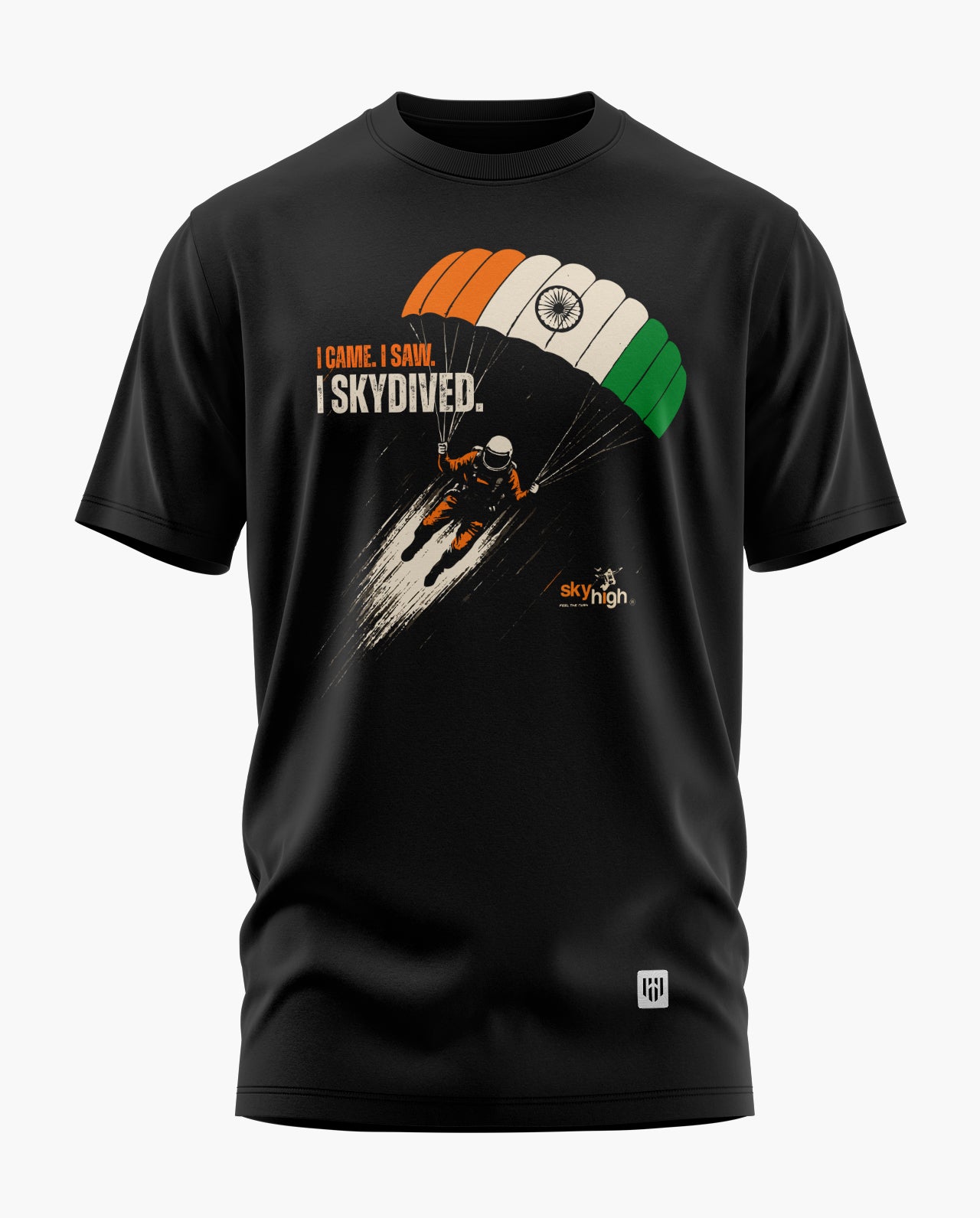 Skydive India Edition Signature Luxesoft Cotton T-Shirt