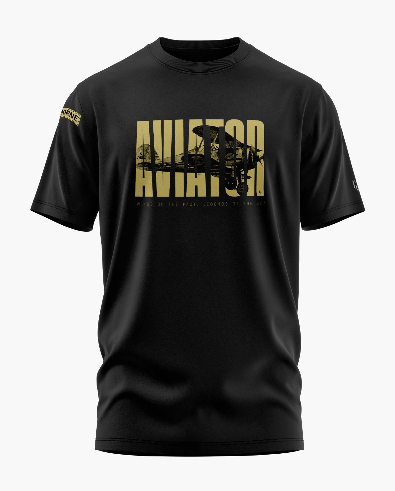 AIRBORNE AVIATOR Signature Luxesoft Cotton T-SHIRT