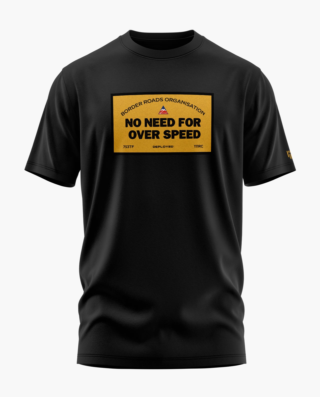 No Need for Over Speed Signature LuxeSoft Cotton T-Shirt