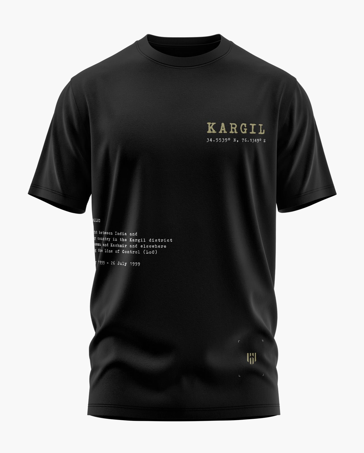 KARGIL War 1999 Signature LuxeSoft Cotton T-Shirt