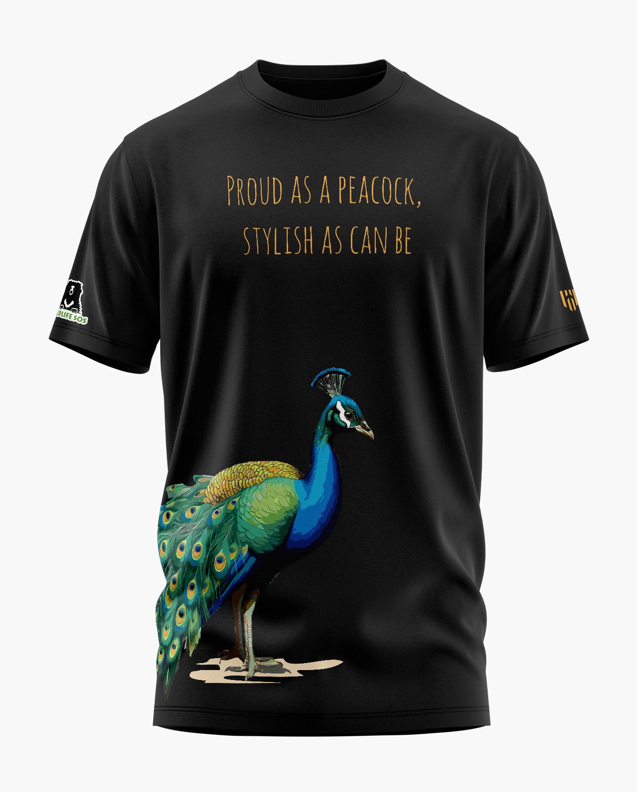 PROUD AS A PEACOCK Signature LuxeSoft Cotton T-Shirt