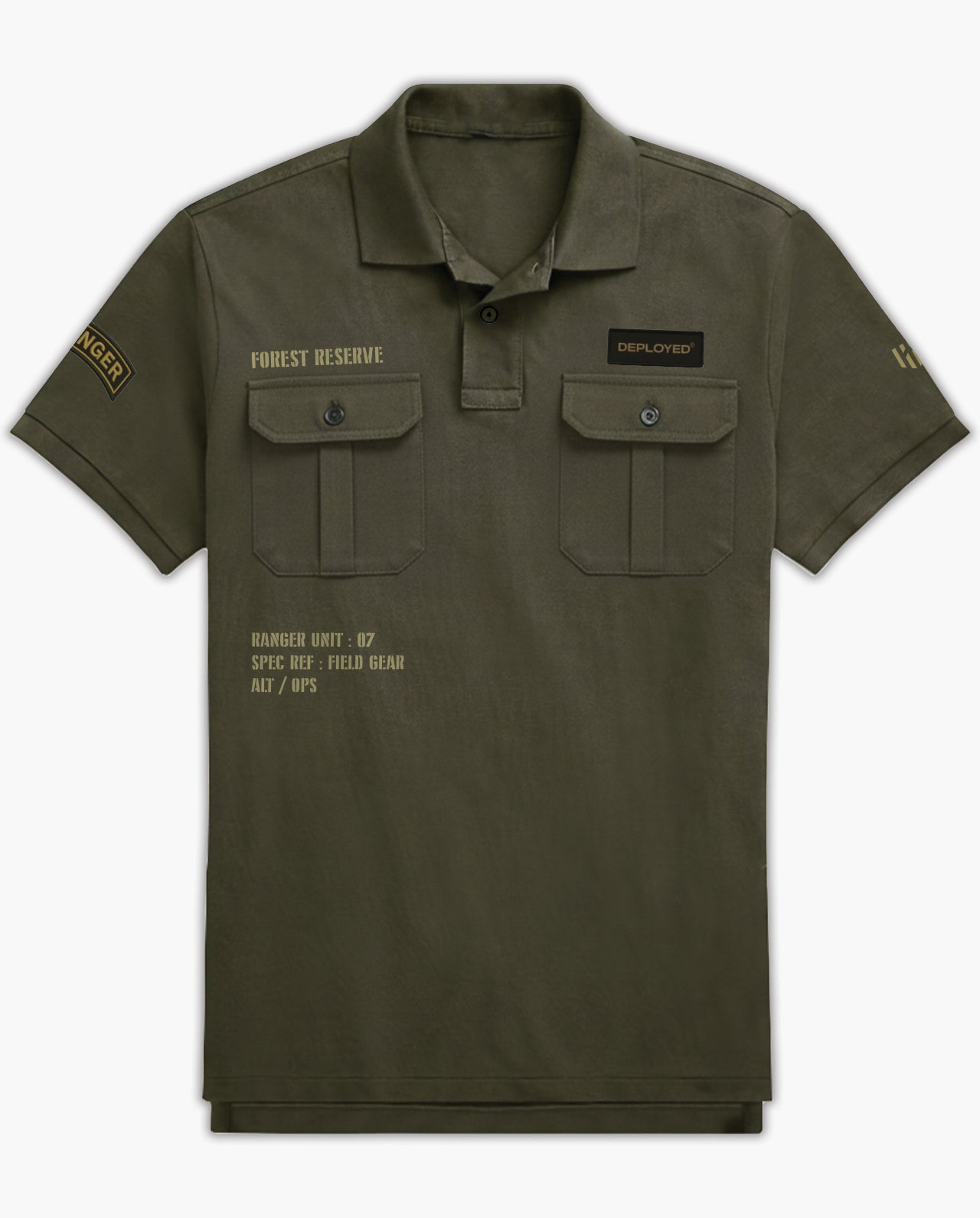 Forest Ranger Cargo Polo T-Shirt