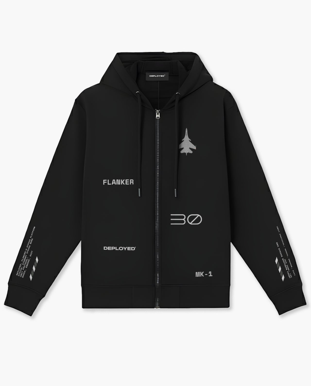 Flanker-30 Deployed Zipper Hoodie
