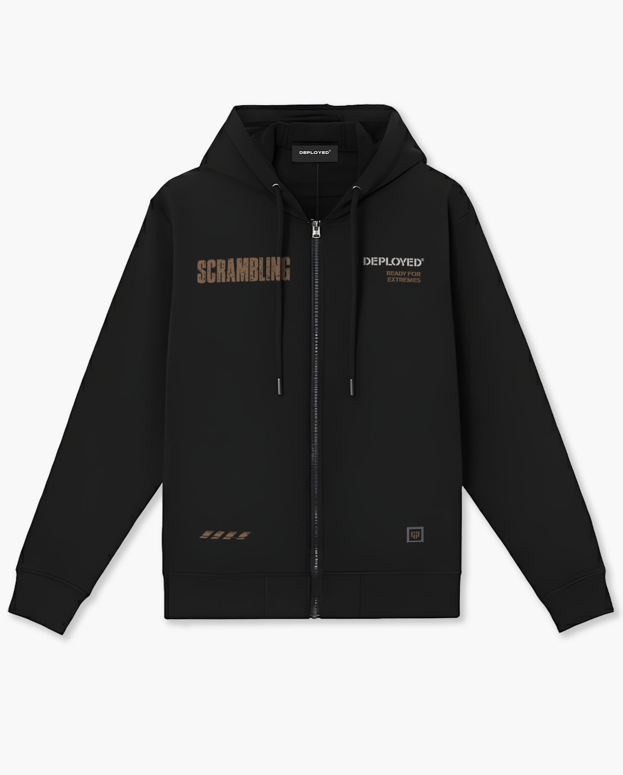 SCRAMBLE TIME ZIPPER HOODIE