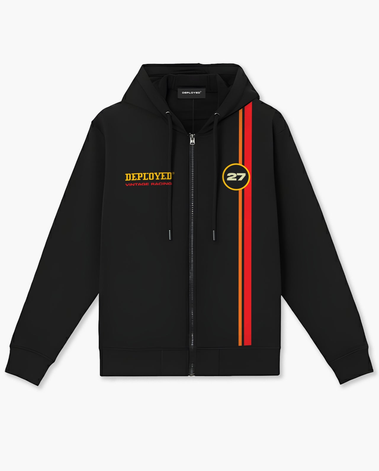 DEPLOYED VINTAGE RACING ZIPPER HOODIE