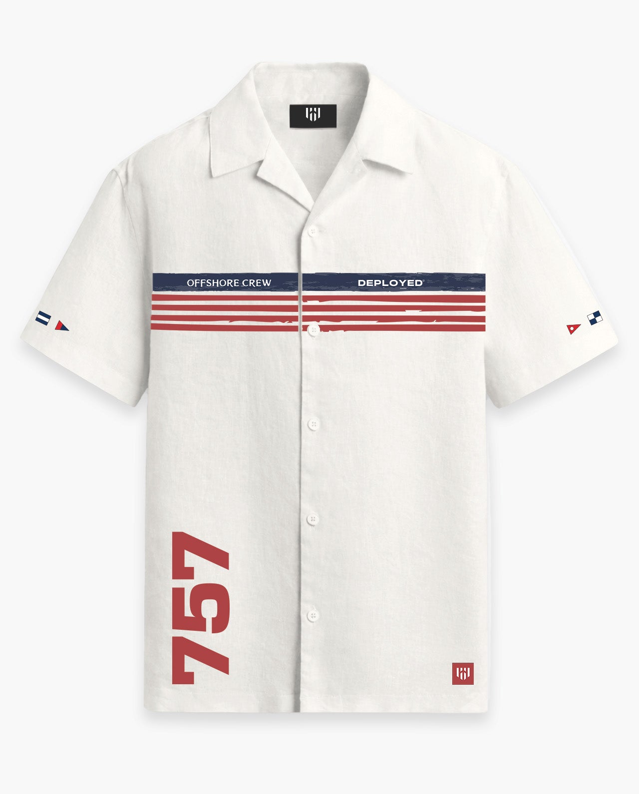 Mariner Half Sleeve Linenblend Shirt