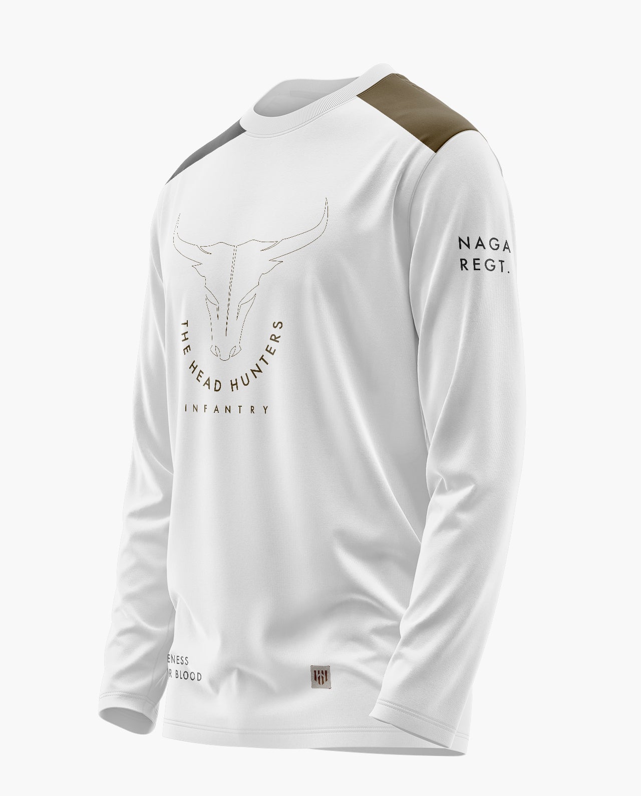 THE HEAD HUNTERS-NAGA REGT. Signature Luxesoft Cotton Full Sleeve T-Shirt