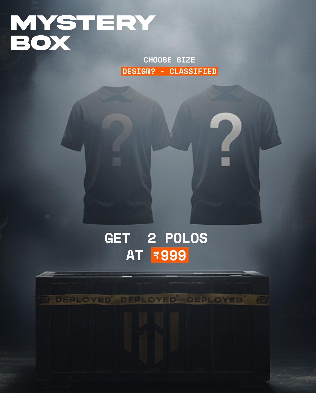 Mystery Box: Get 2 Mystery Polo T-Shirts