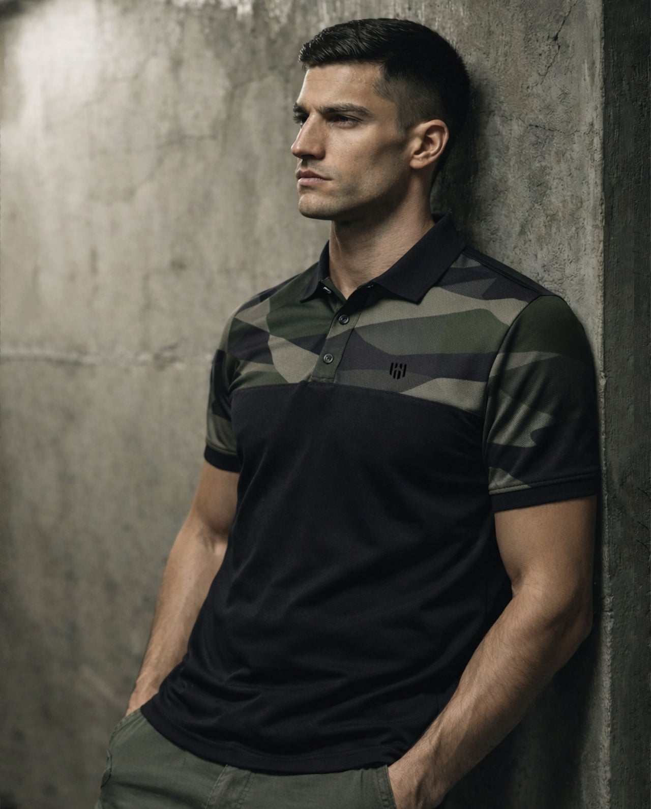 Camo Stealth Polo T-Shirt