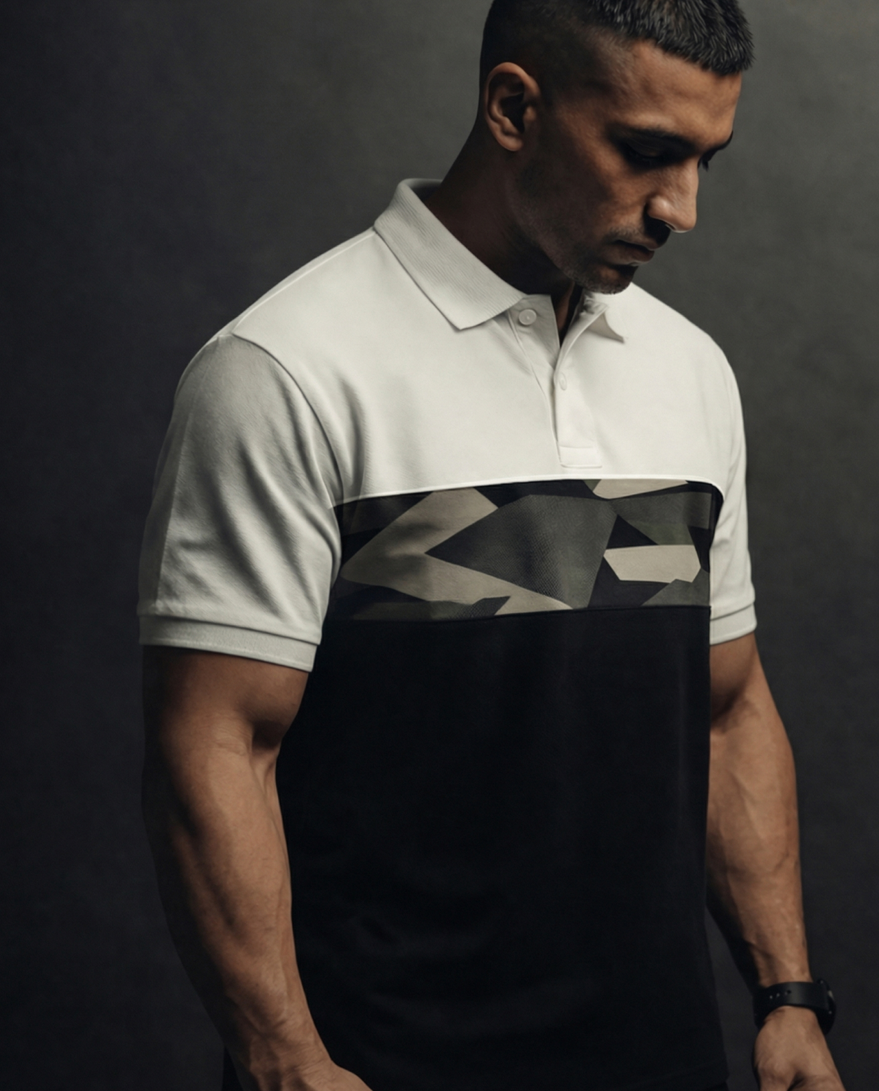 Camo Tactical Polo T-Shirt
