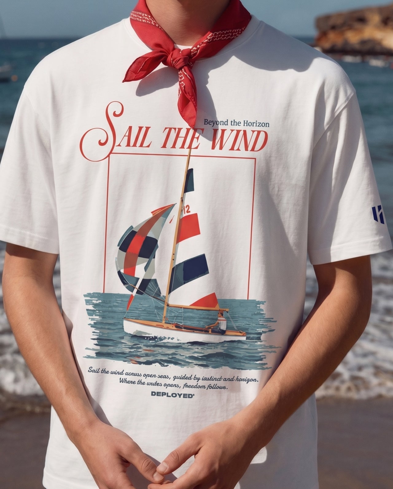 SAIL THE WIND Signature LuxeSoft Cotton T-Shirt