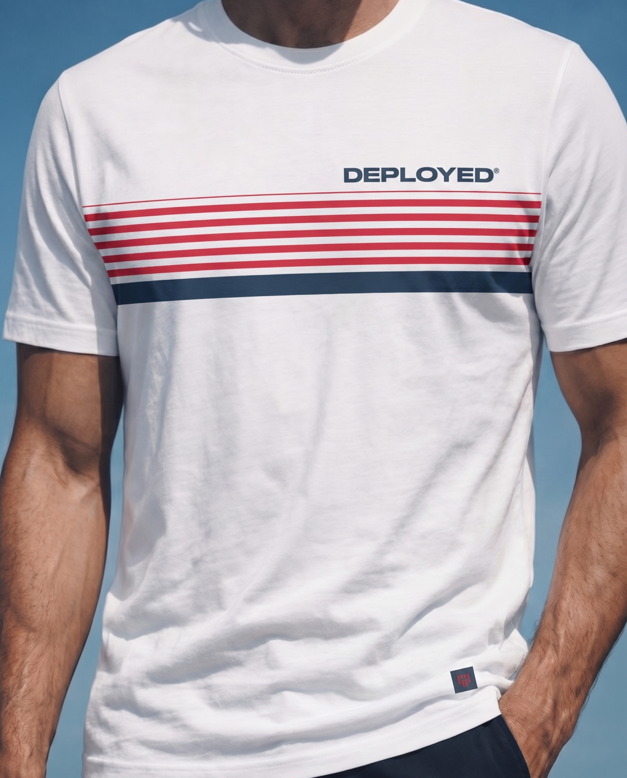 BEACON STRIPE Signature LuxeSoft Cotton T-Shirt
