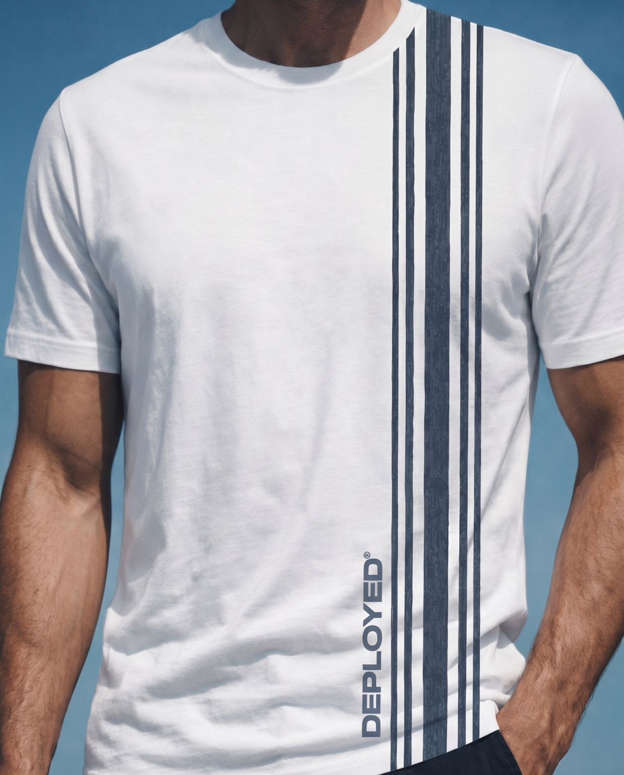 MARINER'S STRIPE Signature LuxeSoft Cotton T-Shirt